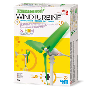 4m wetenschap en spel - bouw je windturbine en maak licht - kidzlabs - green science - 5 jaar