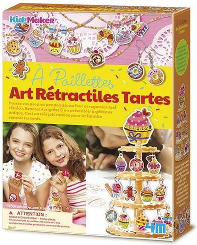 Imp 4m krie glittertaart sieraden maken en inkleuren