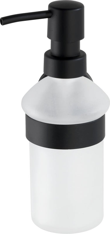 Wenko zeepdispenser bosio rvs zwart mat - zeeppompje