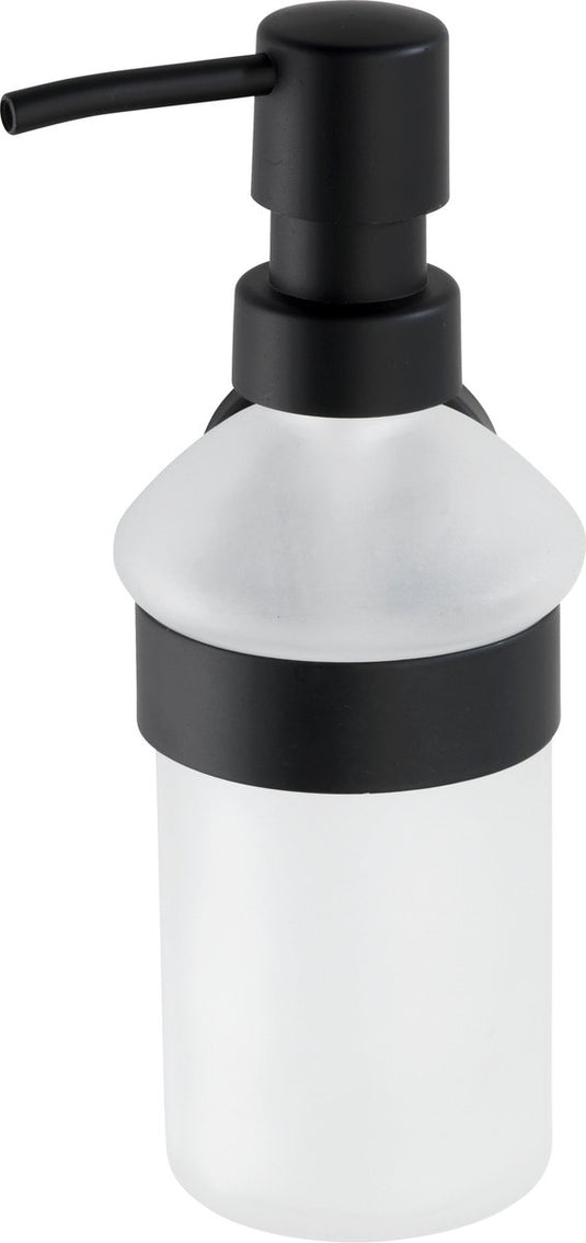 Wenko zeepdispenser bosio rvs zwart mat - zeeppompje