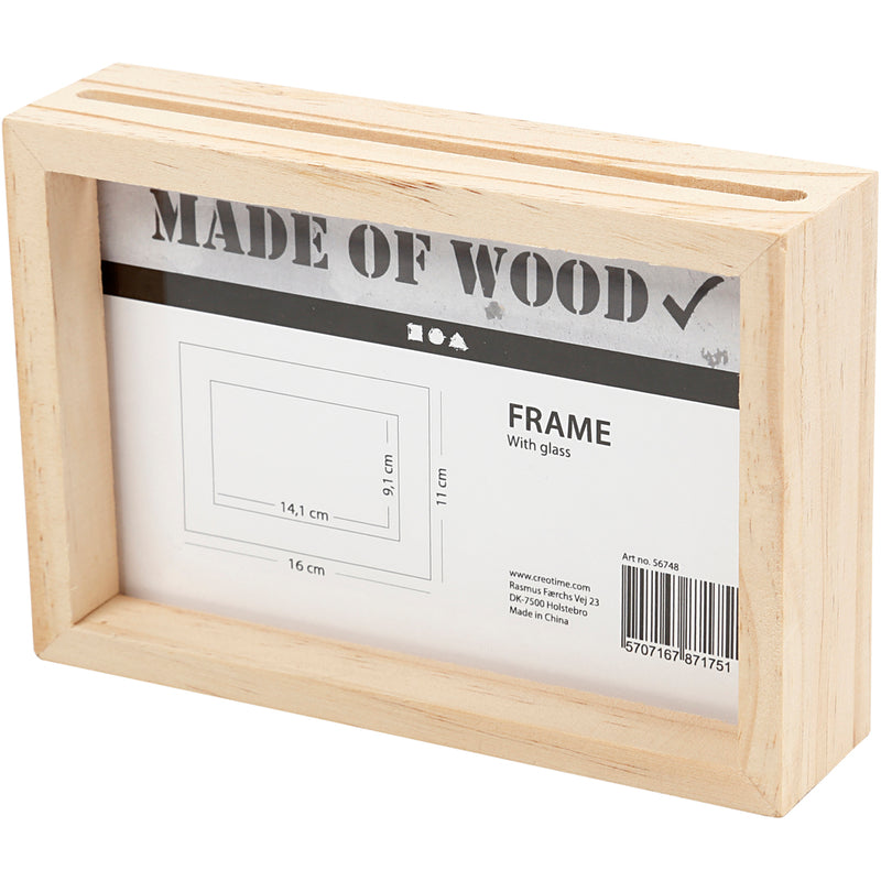 Afbeelding laden in galerijviewer, Creativ company https: www.cchobby.nl dubbelzijdige-lijst-d-4-cm-afm-16x11-cm-1-stuk
