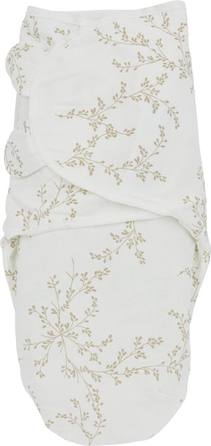 Meyco baby branches swaddle inbakerdoek - sand - 4-6 maanden - 1.0 tog