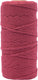 Vaessen creative macrame touw - bordeauxrood - 3mmx100m