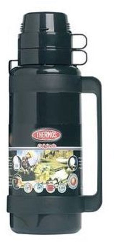 Thermos mondial isoleerfles 1 l zwart
