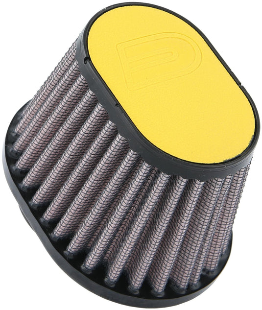 Dna sport luchtfilter leather top sport air filter 100 x 75mm yellow