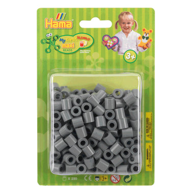 Hama maxi strijkkralen grijs, 250st.
