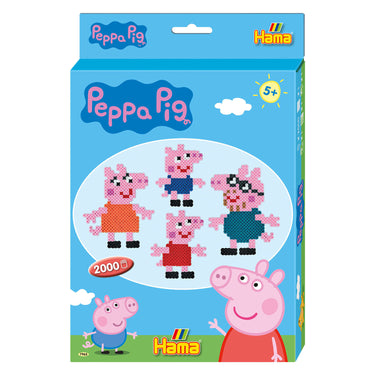 Hama midi strijkkralenset - peppa pig, 2000st.