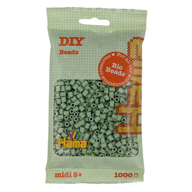 Hama midi bio strijkkralen - eucalyptus (101), 1000st.