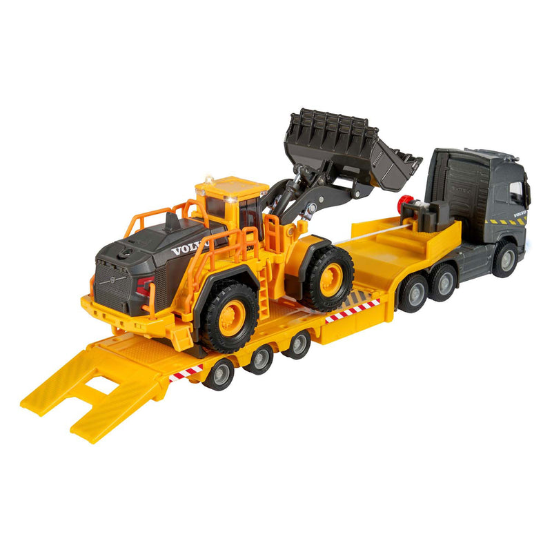 Chargez l'image dans la visionneuse de la galerie, Majorette volvo fh16 truck met oplegger en wiellader
