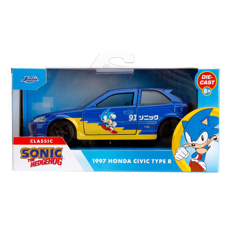 Load image into Gallery viewer, Jada sonic 1997 honda civic type-r 1:33
