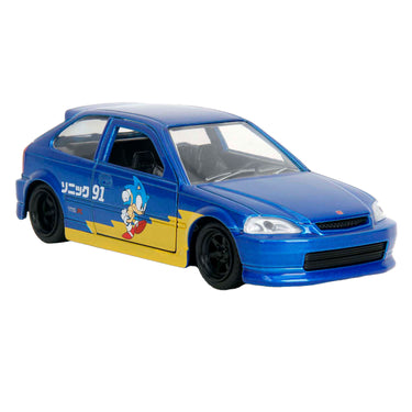 Jada toys jada sonic 1997 honda civic type-r 1:33