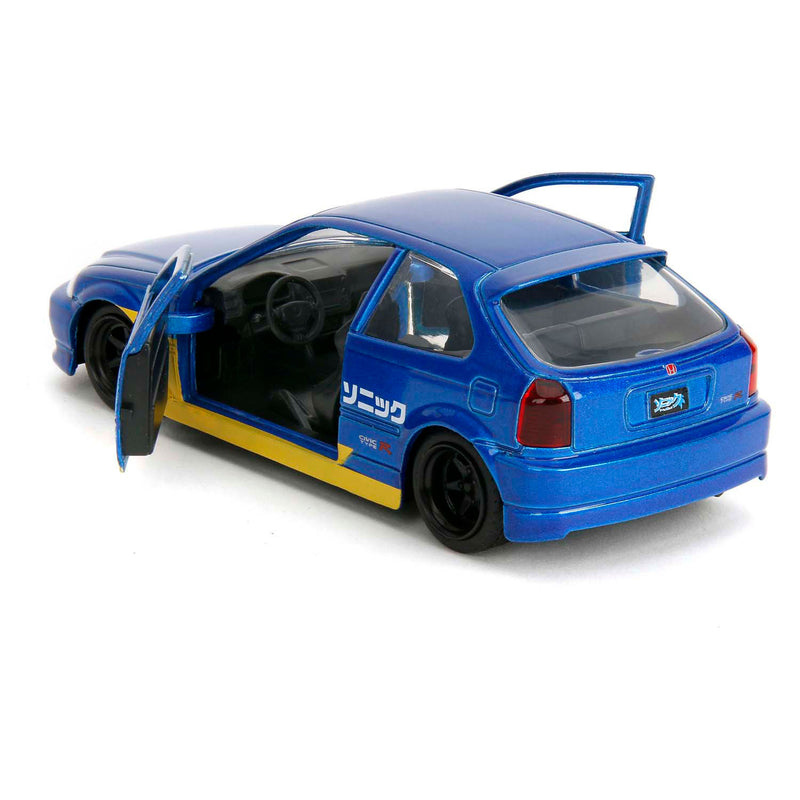 Load image into Gallery viewer, Jada sonic 1997 honda civic type-r 1:33
