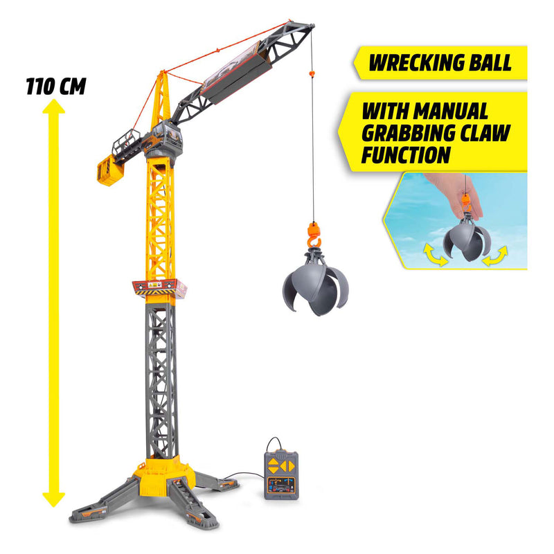 Afbeelding laden in galerijviewer, Dickie simba - mighty crane - hijskraan - 110cm - vanaf 3 jaar
