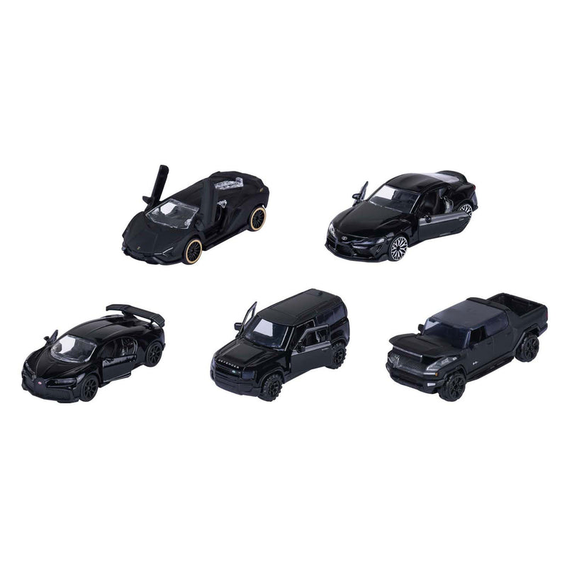 Load image into Gallery viewer, Simba majorette black edition die-cast voertuigen, 5dlg.

