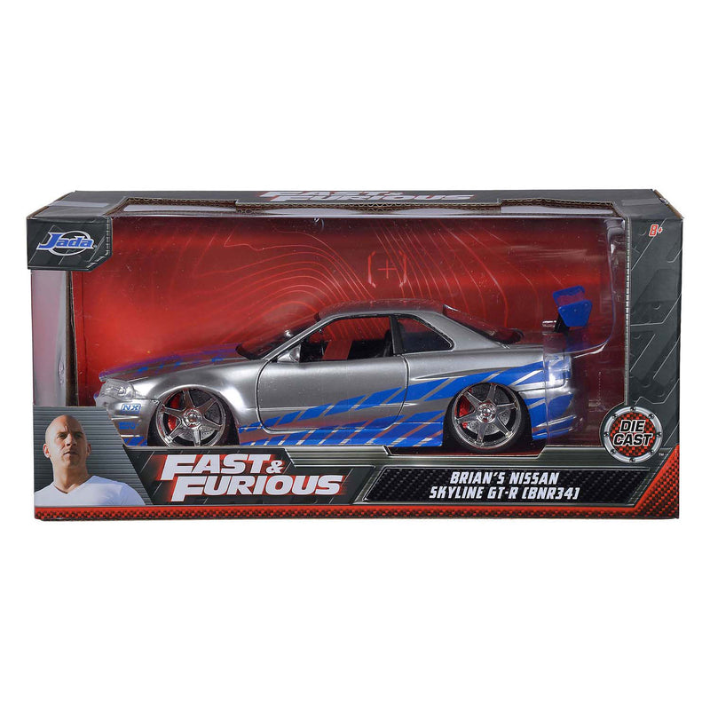 Afbeelding laden in galerijviewer, Jada toys - fast furious 2002 nissan skyline 1:24 - 9397158314r00

