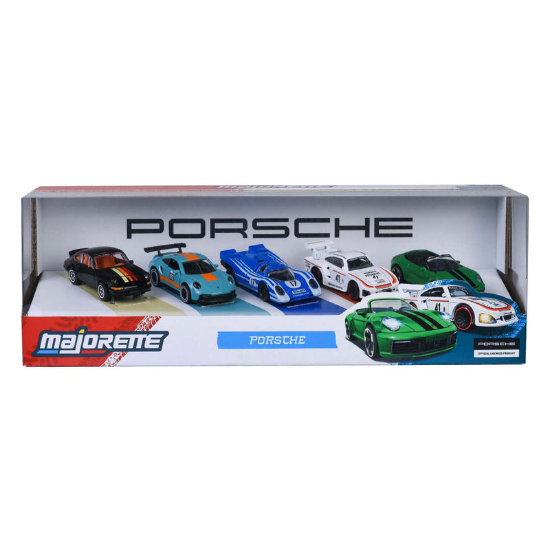 Afbeelding laden in galerijviewer, Majorette porsche set, 5dlg.
