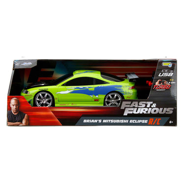 Jada toys - rc auto fast furious 1995 mitsubishi 1:16 - miniatuurvoertuig - op afstand bestuurbare auto - radiografische auto