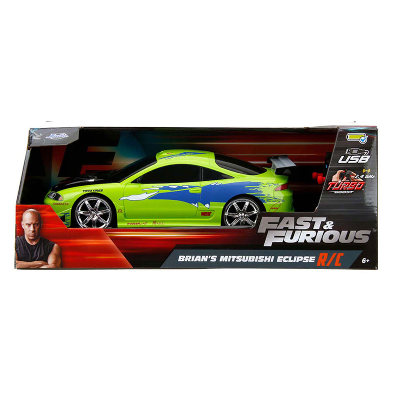 Afbeelding laden in galerijviewer, Jada toys - rc auto fast furious 1995 mitsubishi 1:16 - miniatuurvoertuig - op afstand bestuurbare auto - radiografische auto

