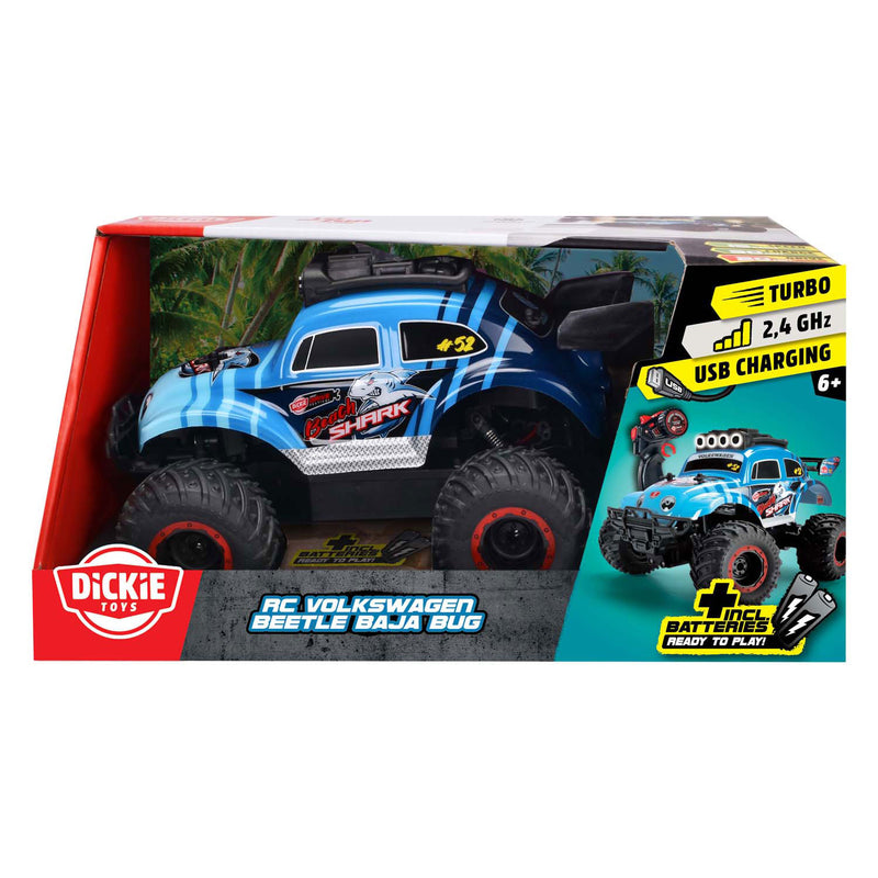 Afbeelding laden in galerijviewer, Dickie toys - rc volkswagen beetle baja bug - buggy - vanaf 6 jaar
