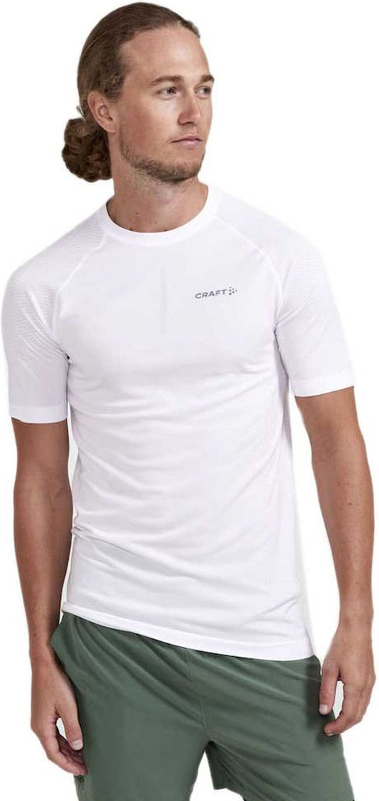 Craft adv cool intensity ss tee m heren thermoshirt - wit