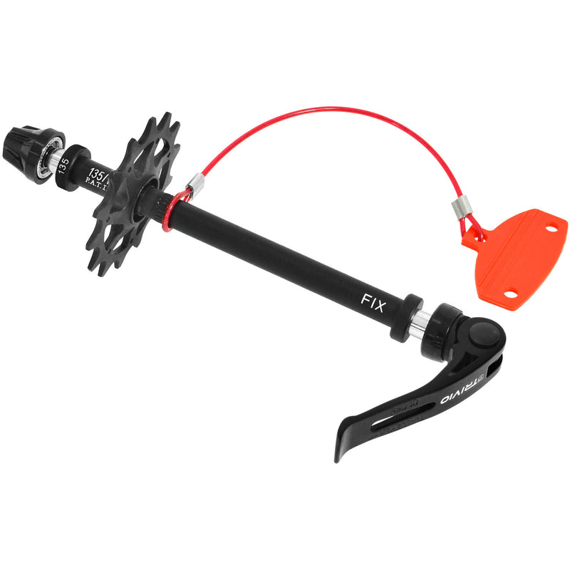 Load image into Gallery viewer, Trivio - fietsgereedschap transport fix achterwiel 135mm met discpad
