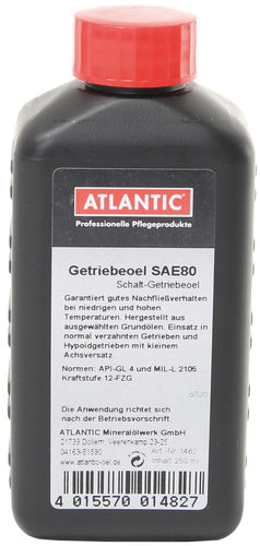 Atlantic versnellingsbak olie sae 80 gear oil sae 80 250 ml