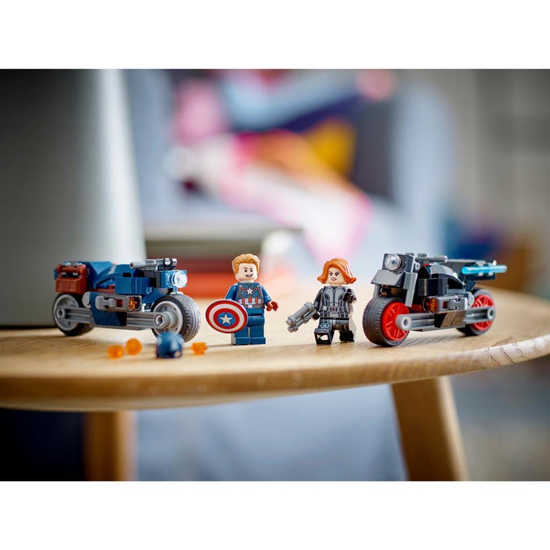 Load image into Gallery viewer, Lego Marvel 76260 Captain America en Black Widow Motoren
