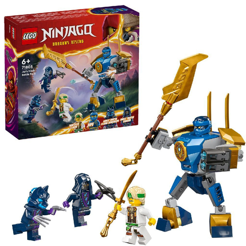 Load image into Gallery viewer, Lego ninjago 71805 jays mecha strijdpakket
