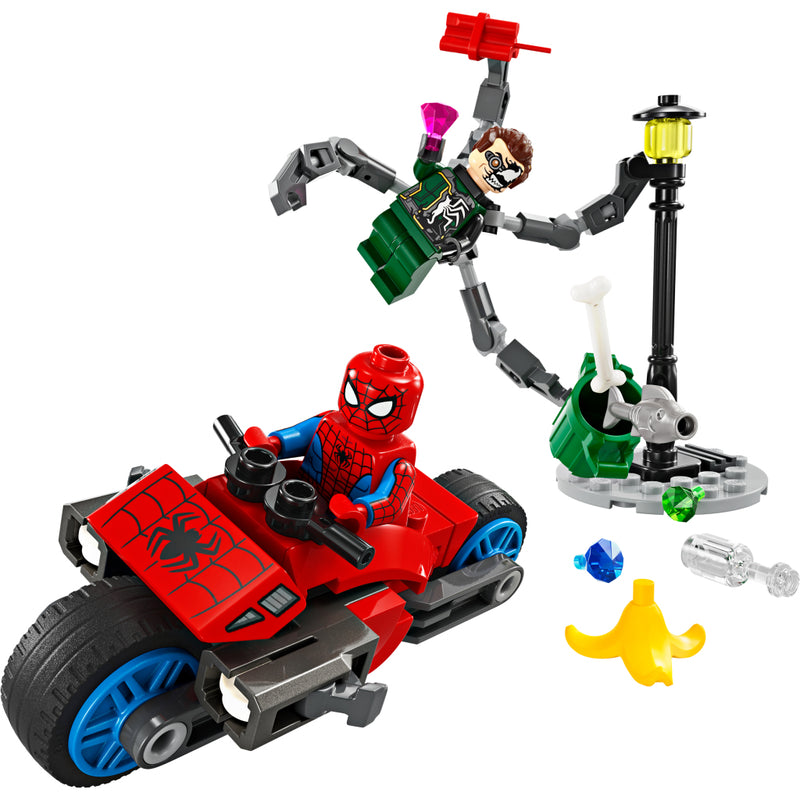 Load image into Gallery viewer, Lego LEGO Super Heroes 76275 Motorachtervolging: Spider-Man vs. Doc Ock
