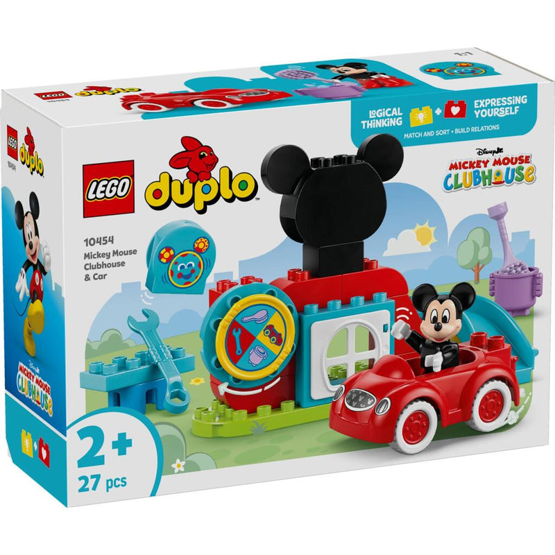 Afbeelding laden in galerijviewer, Lego duplo 10454 disney mickey mouse clubhuis en auto
