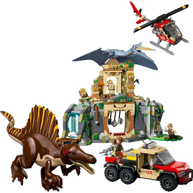 Load image into Gallery viewer, Lego jurassic world 76976 spinosaurus en quetzalcoatlus luchtmissie
