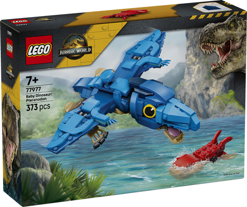 Afbeelding laden in galerijviewer, Lego jurassic world babydinosaurus pteranodon speelgoed voor kinderen vanaf 7 jaar 77977
