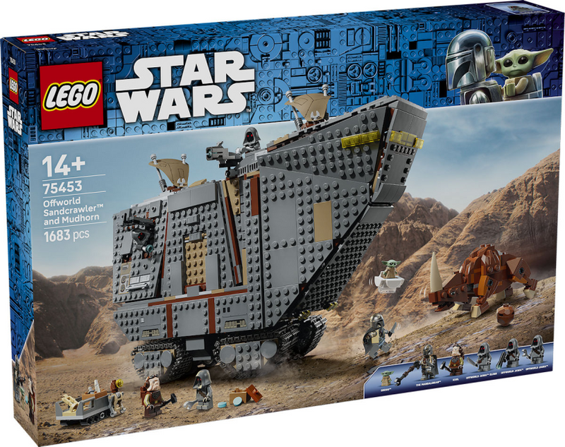 Afbeelding laden in galerijviewer, Lego star wars bouwset offworld sandcrawler mudhorn - speelgoed.
