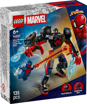 Lego super heroes miles morales mecha vs. spider-man 2099