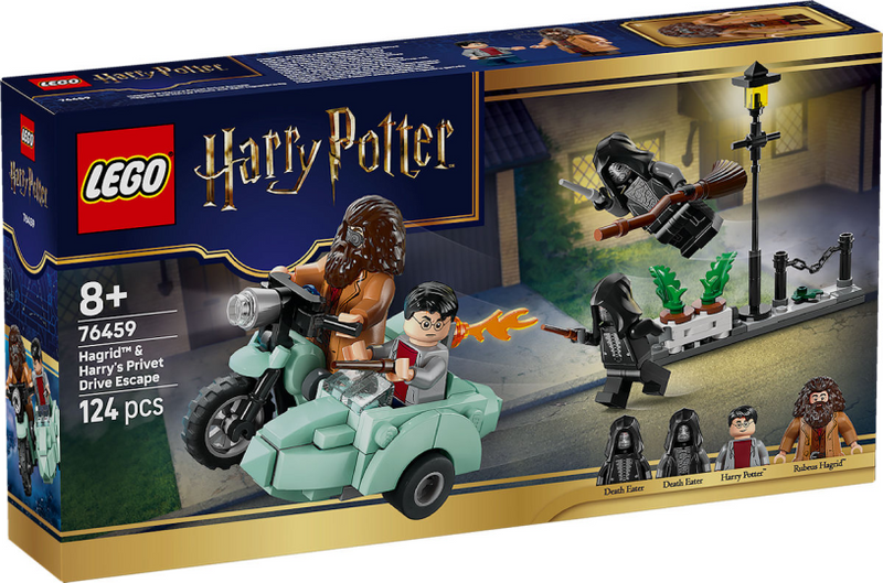 Afbeelding laden in galerijviewer, Lego harry potter hagrid en harry's ligusterlaan ontsnapping
