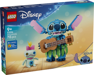 Lego ǀ disney stitch en scrump bouwpakket voor kinderen en kinderkamer decoratie 43296