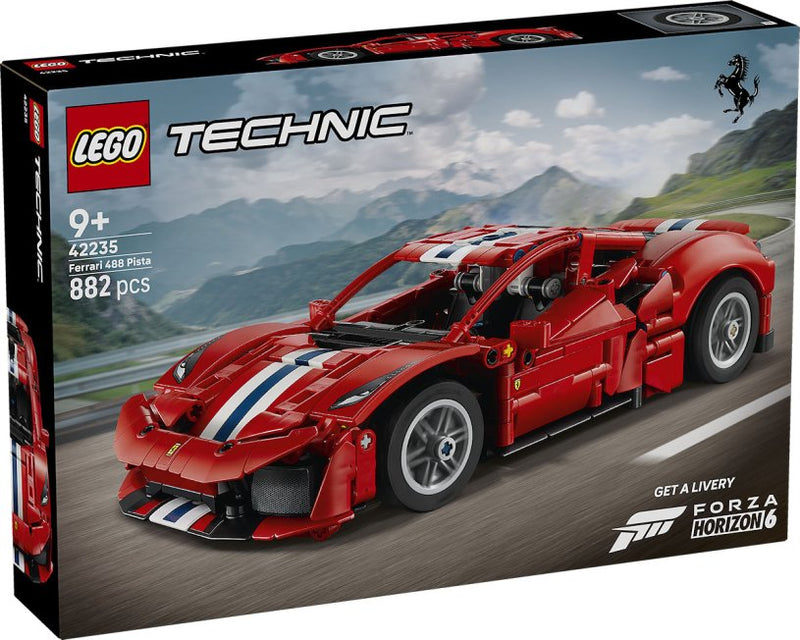 Afbeelding laden in galerijviewer, Lego technic ferrari 488 pista auto
