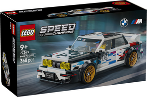 Lego speed champions bmw m3 (e30) auto bouwpakket voor kinderen en kinderkamer decoratie 77263