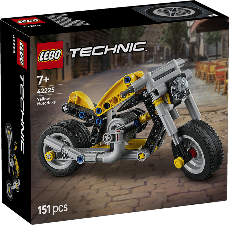 Afbeelding laden in galerijviewer, Lego technic gele motor
