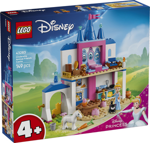 Lego ® ǀ disney princess assepoesters kasteel met dierenvriendjes - bouwspeelgoed voor kinderen met assepoester en 4 dieren - 43283