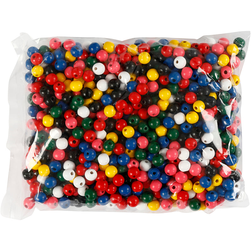 Load image into Gallery viewer, Https: www.cchobby.nl houten-kralen-d-10-mm-gatgrootte-3-mm-ca-680-div-diverse-kleuren-230-gr-1-doos
