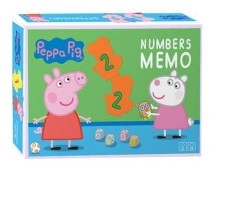 ギャラリービューアに画像をロードする, Peppa pig memo met nummers. 3+
