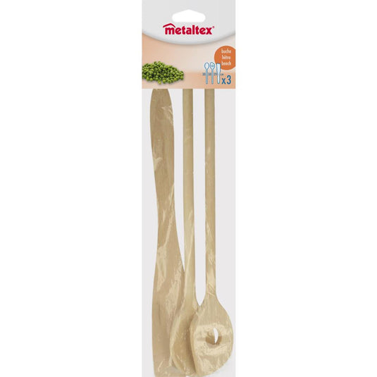 Metaltex spatel pollepelset 3-delig 27cm