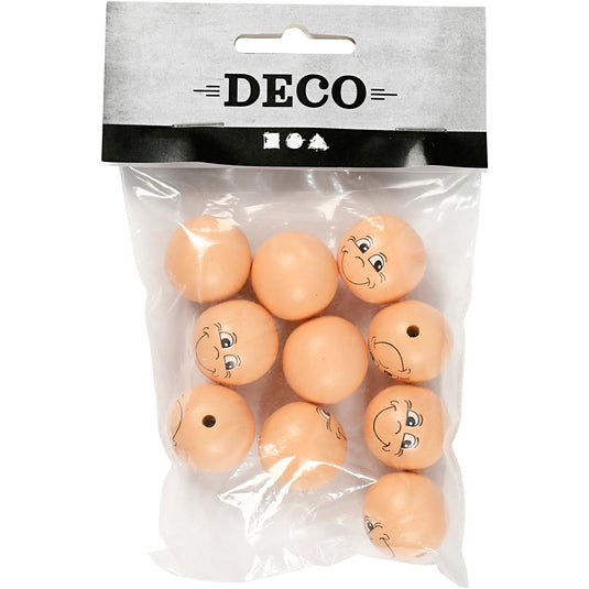 Https: www.cchobby.nl houten-ballen-met-gezichten-d-22-mm-licht-beige-10-stuk-1-doos