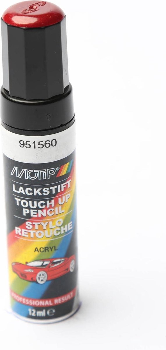Chargez l'image dans la visionneuse de la galerie, Motip 951560 - auto lakstift - rood metallic - 12 ml
