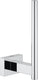 Grohe essentials cube reserverolhouder - wc-rol houder voor 1 rol - chroom