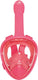 Sea turtle snorkelmasker - snorkel - duikbril - snorkelset - full face masker - kinderen - roze - xs