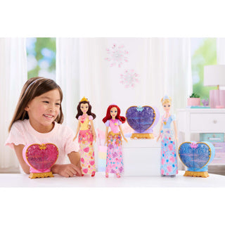 Mattel disney prinses jewel reveal - ariël modepop met 8 verrassingen