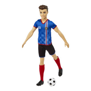Load image into Gallery viewer, Barbie en ken soccer blauw | 6 stuks
