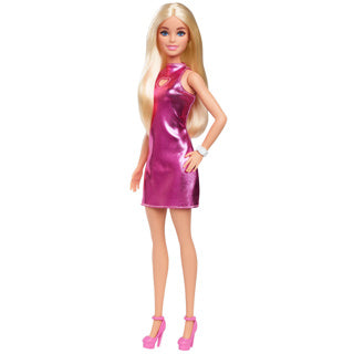 Load image into Gallery viewer, Barbie fashionista pop pink dress heart cut out
